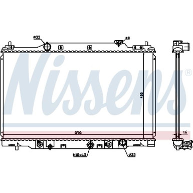 Wasserkühler PKW 68104 Wasserkühler PKW 68104