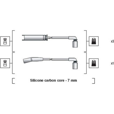 MAGNETI MARELLI Zündleitungssatz 941318111273