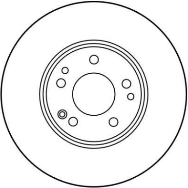 Bremsscheibe Db P. W124 280 DF1598 Bremsscheibe Db P. W124 280 DF1598