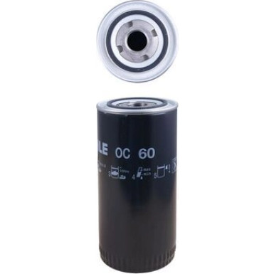 MAHLE Ölfilter OC 60 MAHLE Ölfilter OC 60