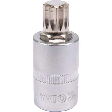 Biteinsatz Innenvielzahn Spline 1/2 M14 L55Mm YT-04345 Biteinsatz Innenvielzahn Spline 1/2 M14 L55Mm YT-04345
