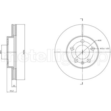 CIFAM Bremsscheibe 800-1843C CIFAM Bremsscheibe 800-1843C