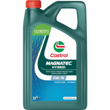 Castrol Magnatec Hybrid 0W-16 5 Liter 15F2C4 Castrol Magnatec Hybrid 0W-16 5 Liter 15F2C4