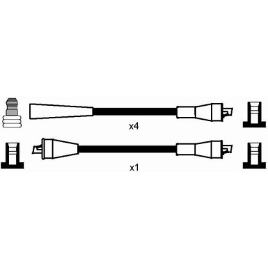 NGK Zündleitungssatz 0899