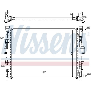 Wasserkühler PKW 63765A