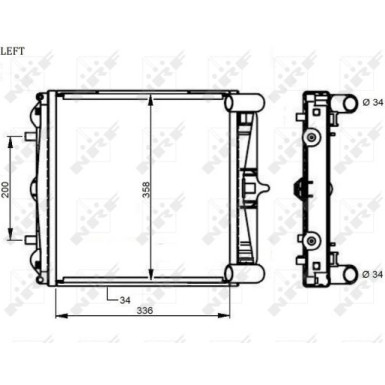 Kühler, Motorkühlung 59130 Kühler, Motorkühlung 59130