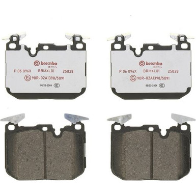 BREMBO Bremsklötze Xtra VA P 06 096X BREMBO Bremsklötze Xtra VA P 06 096X