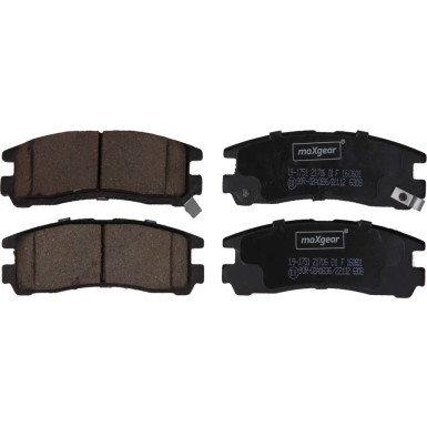 Bremsbelagsatz Mitsubishi T. Galant 92 19-1751 Bremsbelagsatz Mitsubishi T. Galant 92 19-1751