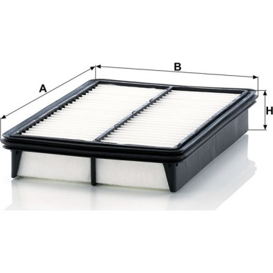 Mann & Hummel Luftfilter PKW MAZDA CX-5,3,6 2,0 12 C 27 019