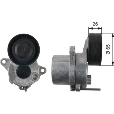 Riemenspanner, Keilrippenriemen T39165 Riemenspanner, Keilrippenriemen T39165