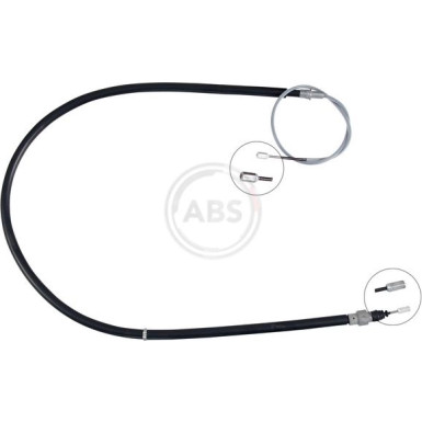 A.B.S. Handbremsseil Seilzug Festellbremse K18416 A.B.S. Handbremsseil Seilzug Festellbremse K18416