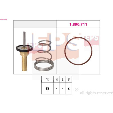 Thermostat, Kühlmittel 1.880.798