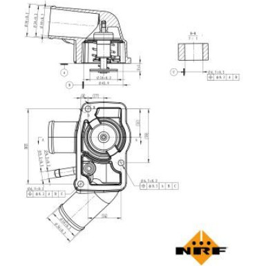 Thermostat, Kühlmittel 725010