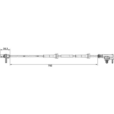 84 403 002 Sensor, Raddrehzahl HA 0 265 007 638 84 403 002 Sensor, Raddrehzahl HA 0 265 007 638