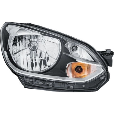 Scheinwerfer R H4 +MOT +TGFL CHROM HELLA PQ VW UP 8,11-6,16 1EJ 010 670-061
