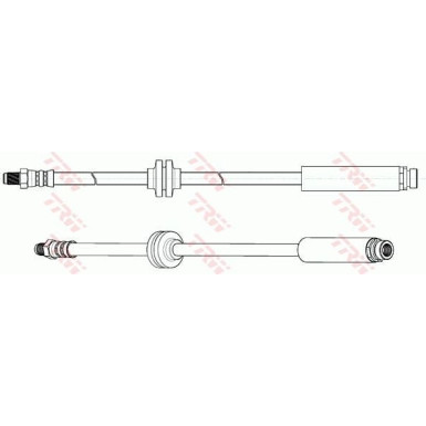 Bremsschlauch FORD FOCUS II Stufenheck 2.0 05-11 PHB651