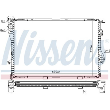 Wasserkühler PKW BMW 5er (E39), 7er (E38) FIRST FIT 60603A