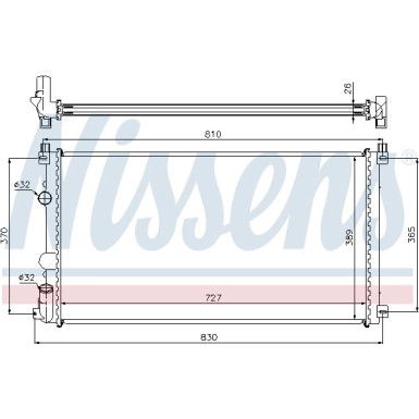 Wasserkühler PKW 63824A
