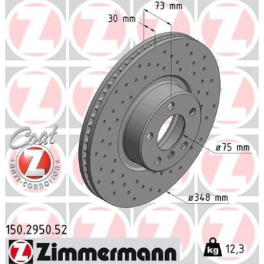 Bremsscheibe VA Sport BMW X4 13-19 SPORT Z 150.2950.52