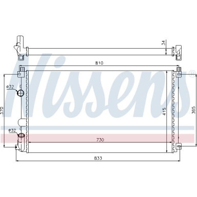 Wasserkühler PKW 63819