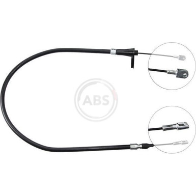 A.B.S. Handbremsseil Seilzug Festellbremse K10596 A.B.S. Handbremsseil Seilzug Festellbremse K10596