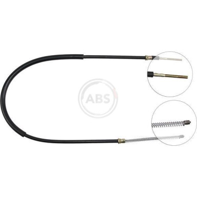 A.B.S. Handbremsseil Seilzug Festellbremse K12597 A.B.S. Handbremsseil Seilzug Festellbremse K12597