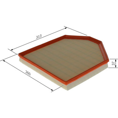 Luftfilter F 026 400 447 Luftfilter F 026 400 447