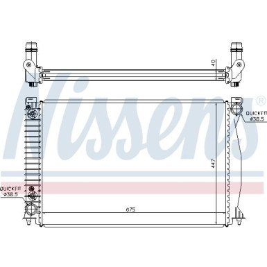 Wasserkühler PKW 60328