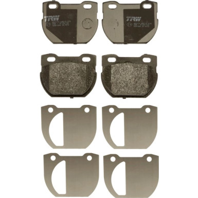 Bremsklötze HA LAND ROVER Defender 01 COTEC GDB1666 Bremsklötze HA LAND ROVER Defender 01 COTEC GDB1666