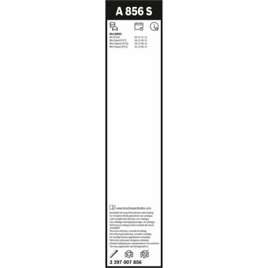 Bosch Scheibenwischer Aerotwin A856S 3397007856 Bosch Scheibenwischer Aerotwin A856S 3397007856