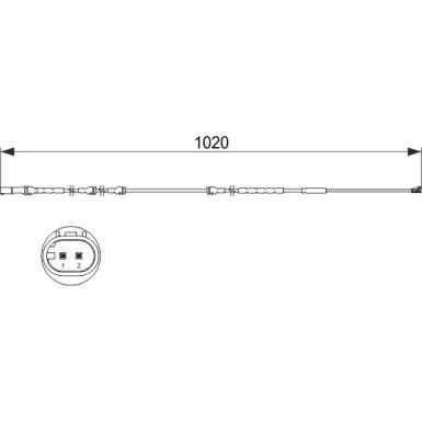 Warnkontakt BMW X5,X6 1987473510 Warnkontakt BMW X5,X6 1987473510