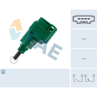 FAE Bremslichtschalter 24762 FAE Bremslichtschalter 24762