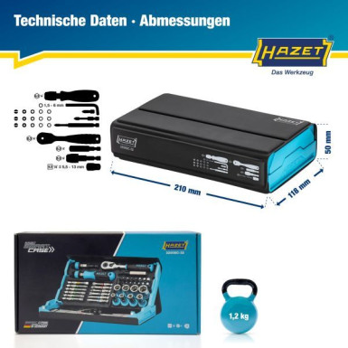 HAZET Set, Schraubendreher-Einsatz (Bits) 2200SC-32 HAZET Set, Schraubendreher-Einsatz (Bits) 2200SC-32