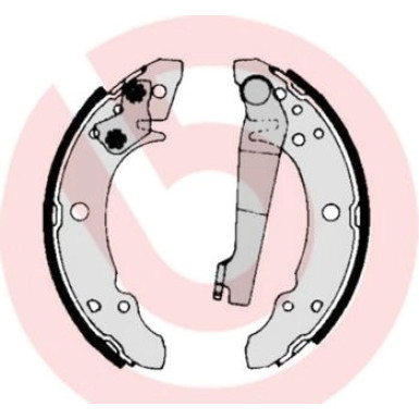 Bremsbackensatz HA AUDI SEAT VW Golf 74-02 ESSENTIAL LINE S 85 507