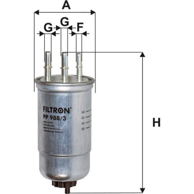 FILTRON Kraftstofffilter PP 988/3