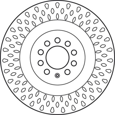 20 481 001 Bremsscheibe VA DF6011S 20 481 001 Bremsscheibe VA DF6011S