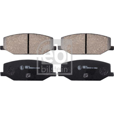 FEBI BILSTEIN Bremsbeläge 16655 FEBI BILSTEIN Bremsbeläge 16655