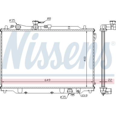 Wasserkühler PKW 62405A