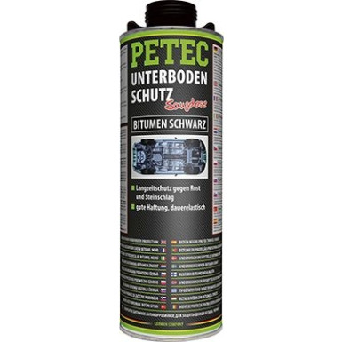 Petec Unterbodenschutz Bitumen Saugdose Schwarz 1000ml UNTERBODENSCHUTZ BITUMEN, SAUGDOSE, SCHWARZ 73110