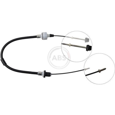 A.B.S. Kupplungsseil K25760 A.B.S. Kupplungsseil K25760