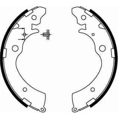 86 461 009 Bremsbacken GS8559 86 461 009 Bremsbacken GS8559