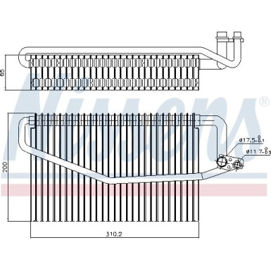 Verdampfer PKW Mercedes C-Klasse W203 00 92245