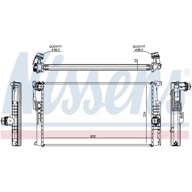 Wasserkühler PKW 60816 Wasserkühler PKW 60816