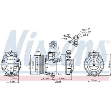 Kompressor PKW OPEL Astra H 04 FIRST FIT 89222