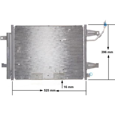 Kondensator, Klimaanlage AC 509 000S