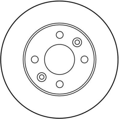 Bremsscheibe Renault S. 19 DF1016 Bremsscheibe Renault S. 19 DF1016