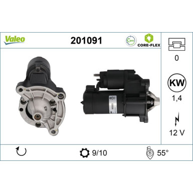 VALEO Anlasser 201091