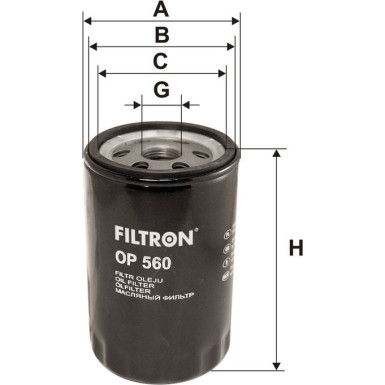 FILTRON Ölfilter OP 560 FILTRON Ölfilter OP 560