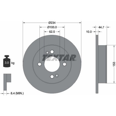 Bremsscheibe PRO 92291603 Bremsscheibe PRO 92291603