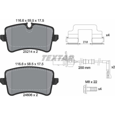 Bremsbelagsatz Vw T. A8 09- Scheibe 330Mm Q+ 2521404 Bremsbelagsatz Vw T. A8 09- Scheibe 330Mm Q+ 2521404